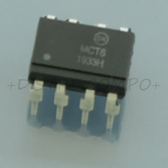 MCT6 Optocoupleur double transistor DIP-8 ONS RoHS