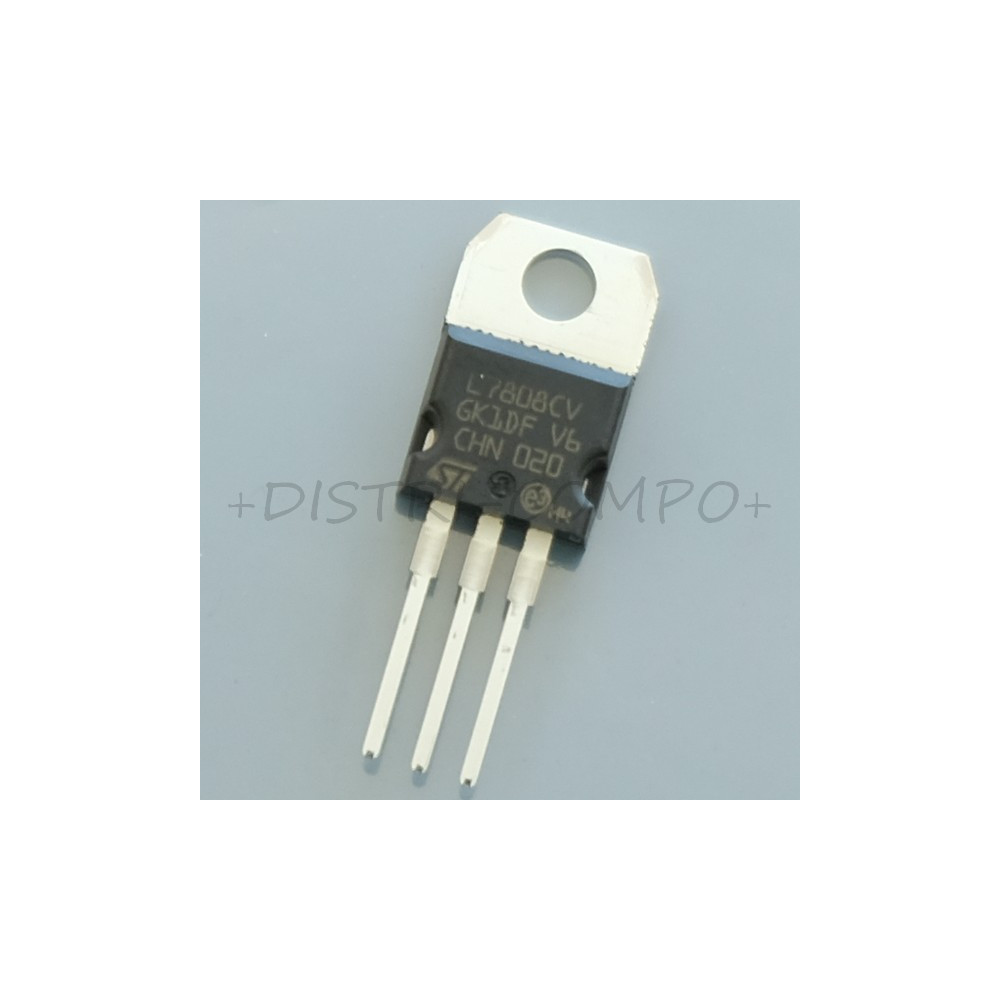 L7808CV-DG Régulateur +8V 1.5A dual gauge TO-220 STM RoHS