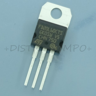 FERD20L60CTS Diode Si 60V 20A TO-220AB STM