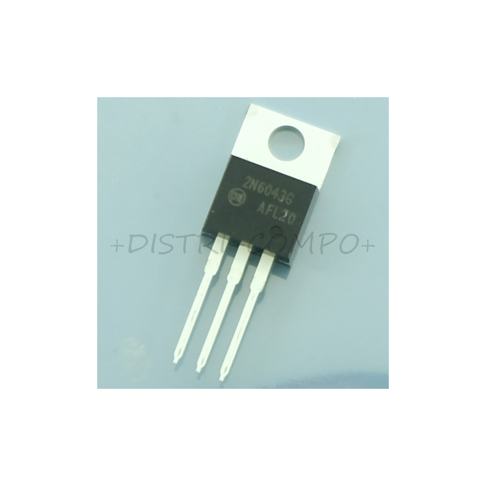 2N6043G Transistor Darlington NPN 60V 8A 75W TO-220 ONS RoHS