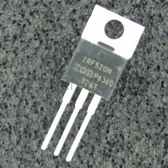 IRF520NPBF Transistor Mosfet 100V 9.7A 0.20ohm TO-220 I.R. RoHS