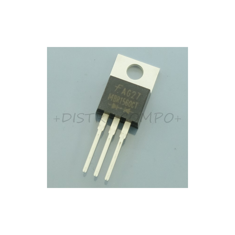 MBR1560CT Diode Schottky 60V 15A TO-220 Fairchild RoHS
