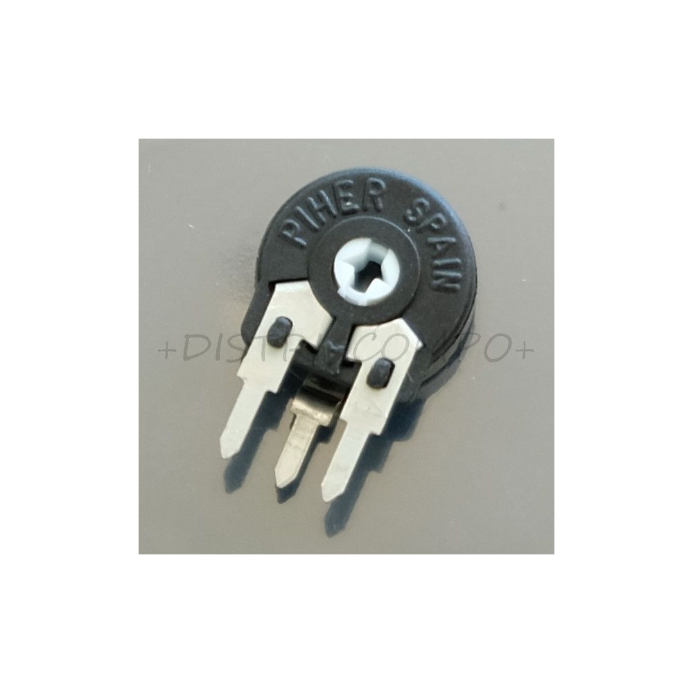 Potentiometre 100ohm vertical ajustable 10mm PT10 Piher