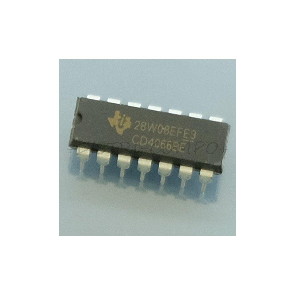 4066 - CD4066BE CMOS Quad Bilateral Switch  DIP-14 Texas RoHS