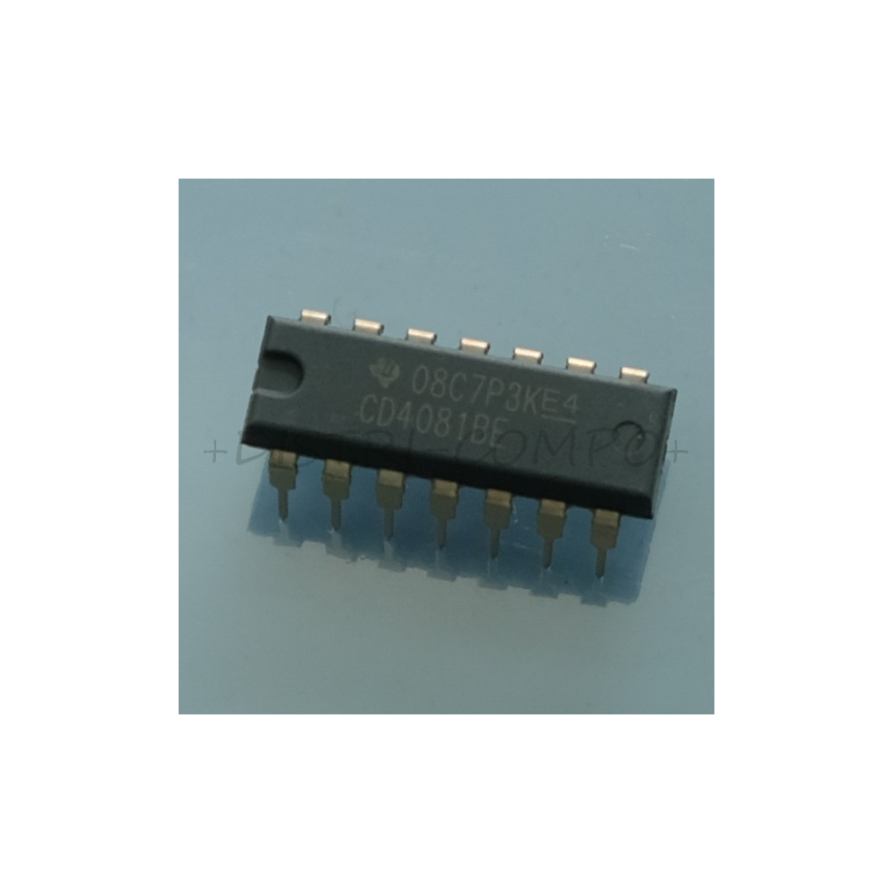 CD4081BE CMOS Quad 2-Input AND Gate DIP-14 Texas RoHS