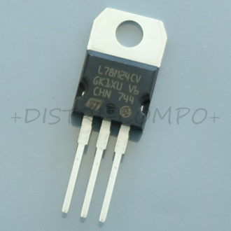 L78M24CV-DG Regulateur +24V 500mA dual gauge TO-220AB STM RoHS