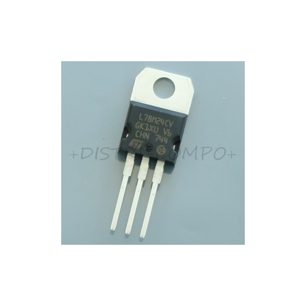 L78M24CV-DG Regulateur +24V 500mA dual gauge TO-220AB STM RoHS