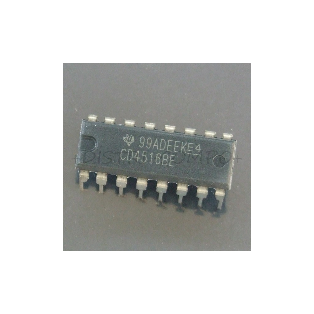 4516 - CD4516BE CMOS Compteur dcompteur binaire DIP-16 Texas Rohs