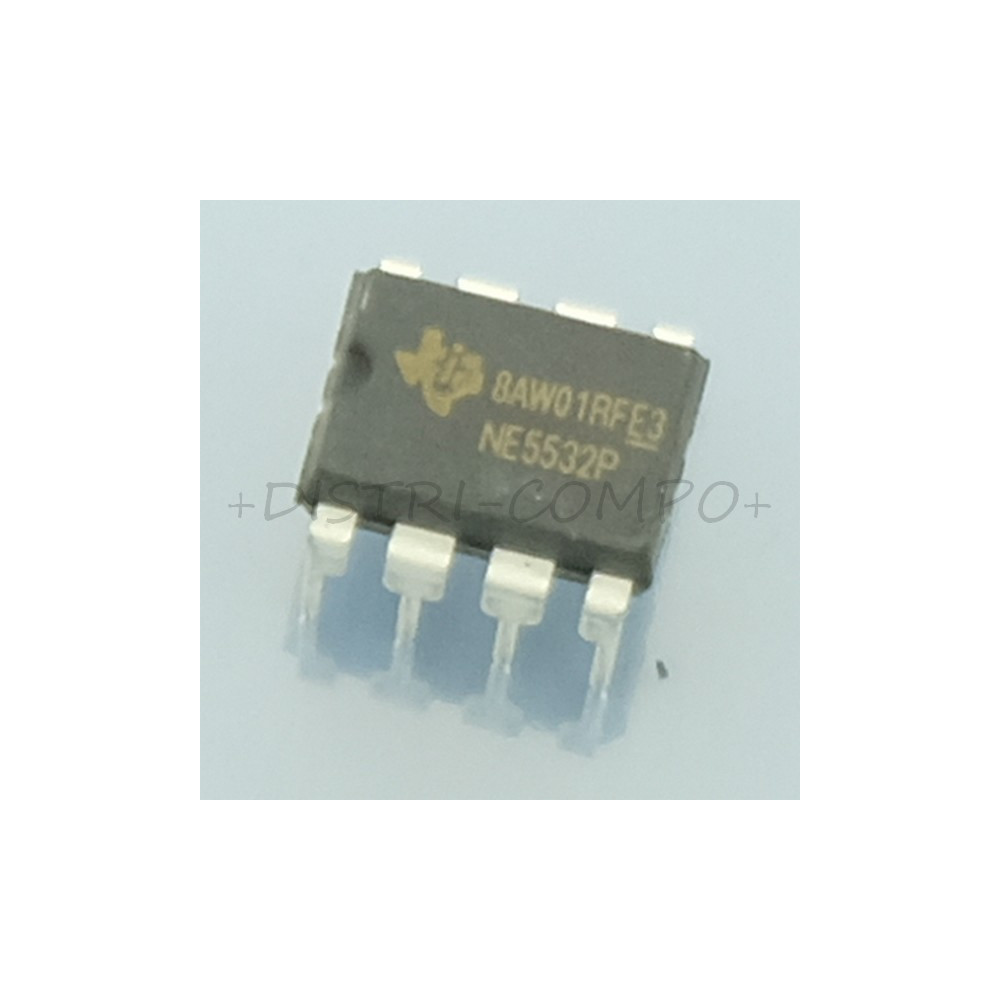 NE5532P Dual Low-Noise Operational Amplifiers DIP-8 Texas RoHS