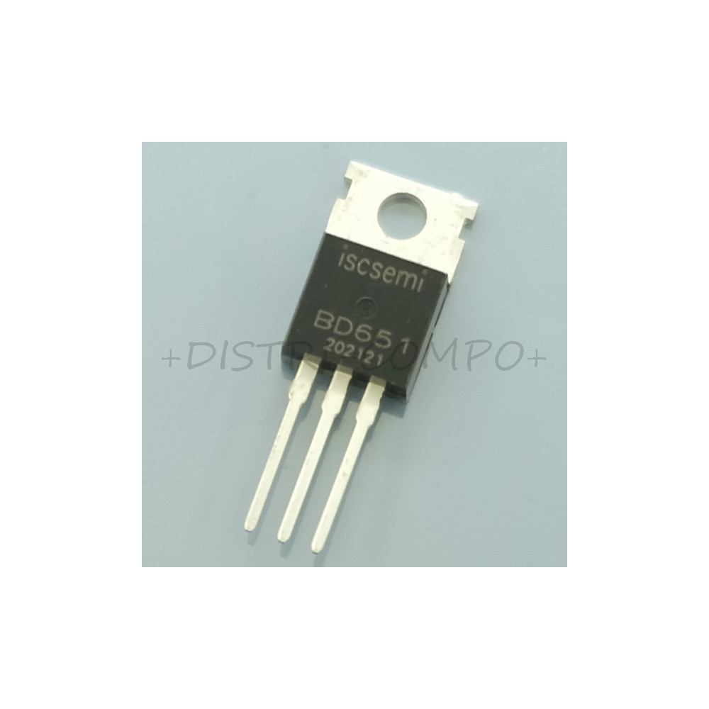 BD651 Transistor NPN Darlington 140V 8A TO-220 Inchange RoHS