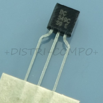 BC549C Transistor BJT NPN 30V 100mA TO-92 Diotec RoHS