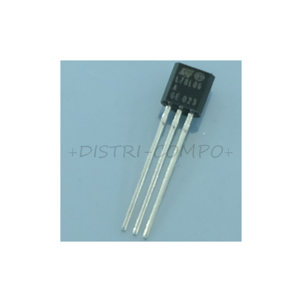 L78L06ABZ Regulateur positif +6V 100mA TO-92 STM RoHS