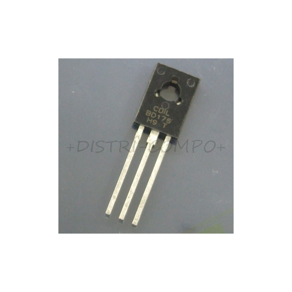 BD176 Transistor PNP 45V 3A TO-126 CDIL RoHS