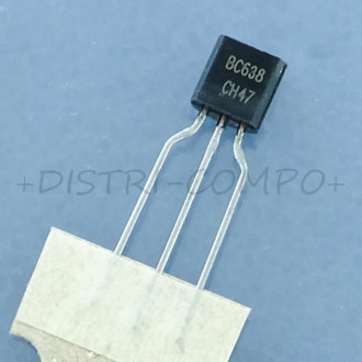 BC638 Transistor BJT PNP 60V 1A 40hFE TO-92 ONS RoHS