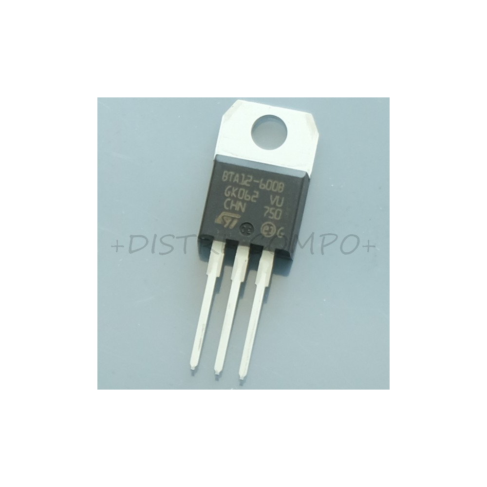 BTA12-600BRG Triac TO-220 600V 12A 50mA STM RoHS