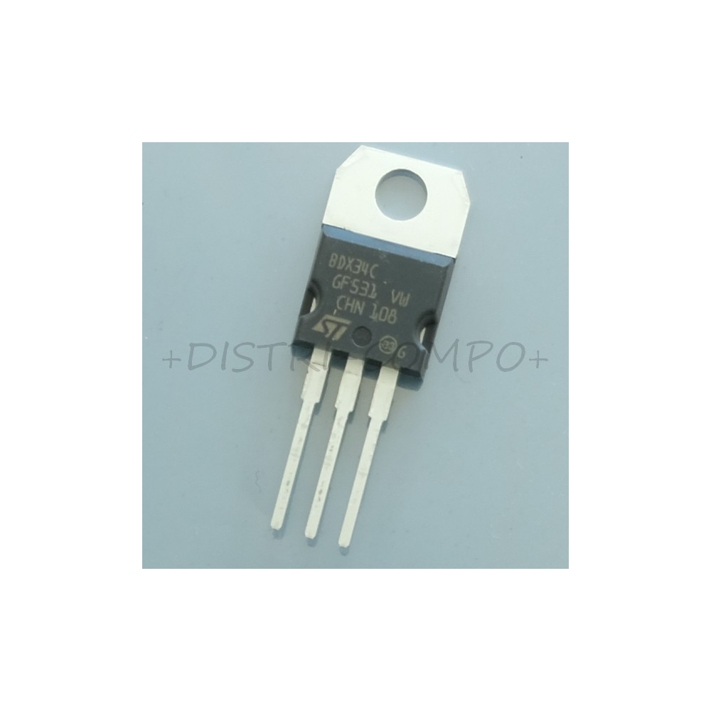 BDX34C Transistor PNP 100V 10A TO-220 STM RoHS