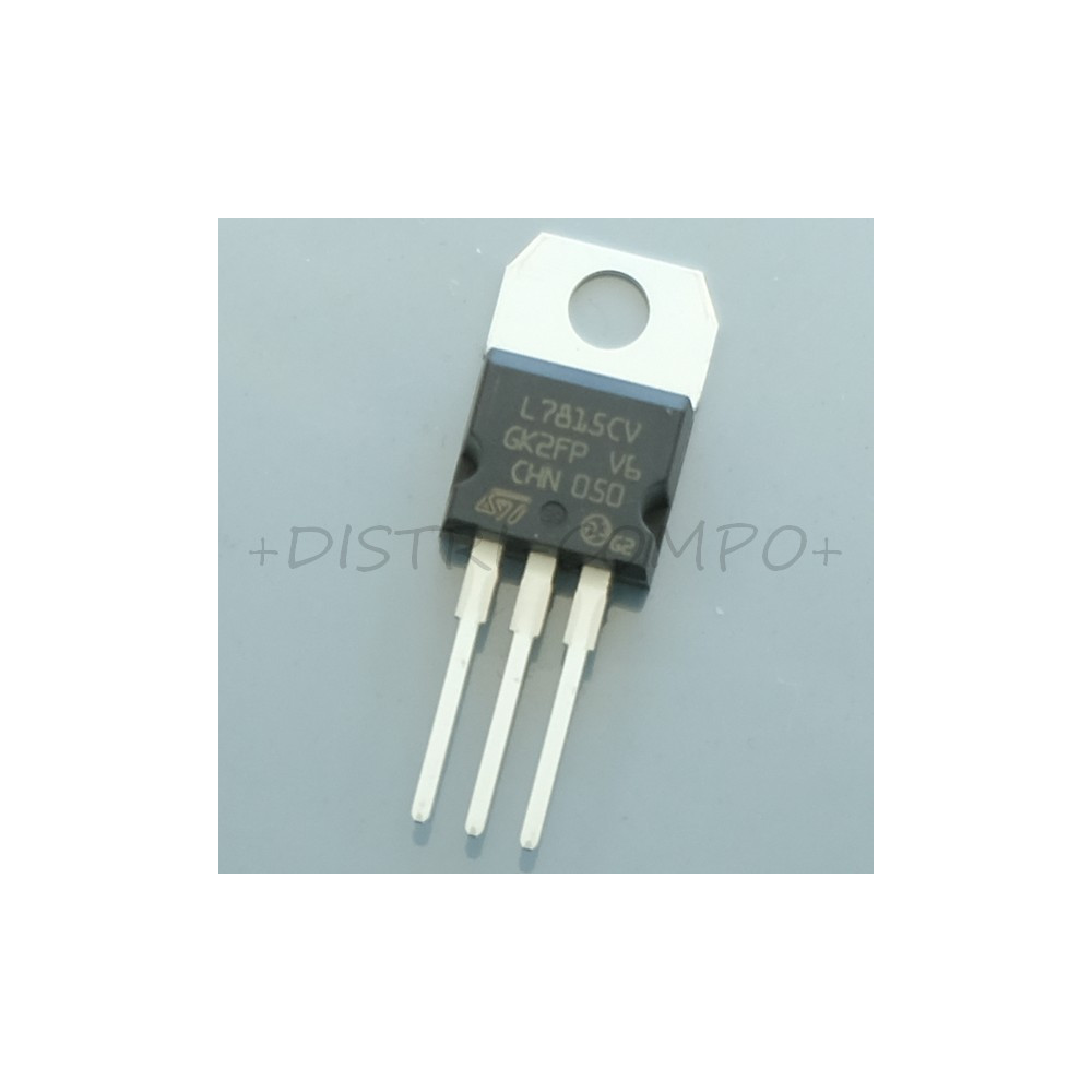 L7815CV Regulateur de tension +15V 1.5A TO-220 STM RoHS