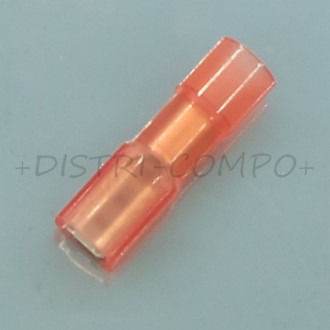 Cosse isolee plate 2.8x0.8mm rouge RND Connect