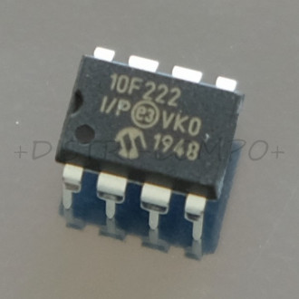 PIC10F222-I/P Microcontrolleur DIP-8 Microchip RoHS