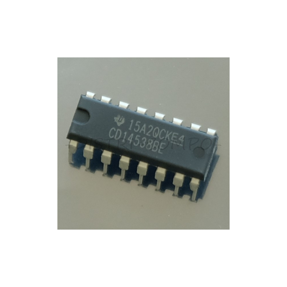 4538 - CD14538BE CMOS Double multivibrateur mon DIP-16 Texas Rohs