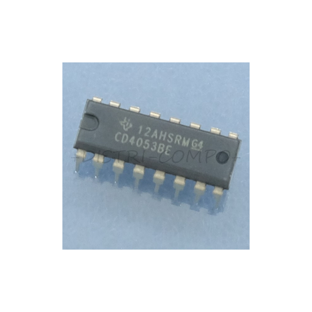 4053 - CD4053BE CMOS triple 2-channel analog multiplexer & demultipl