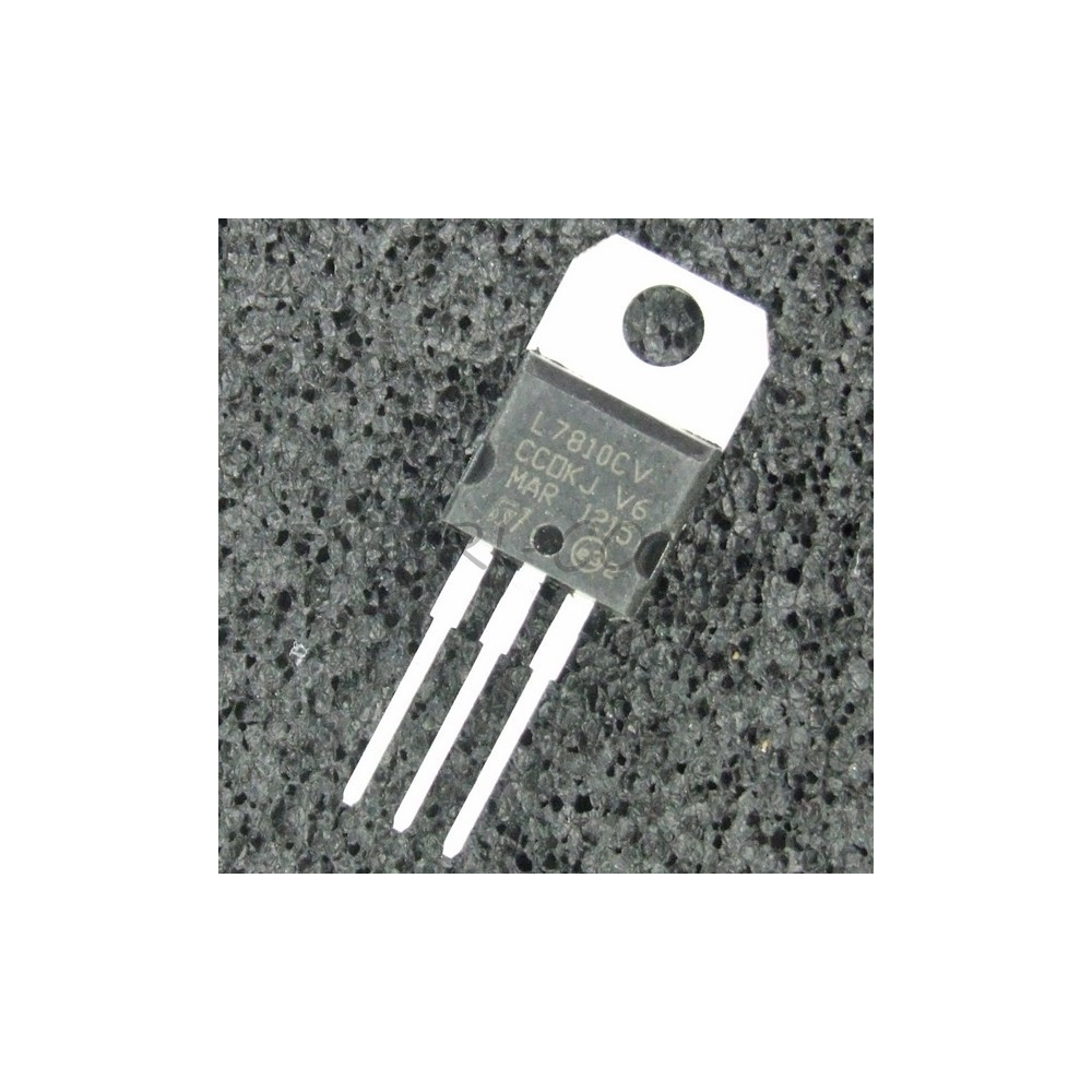 L7810CV Regulateur de tension +10V 1.5A TO-220 STM RoHS