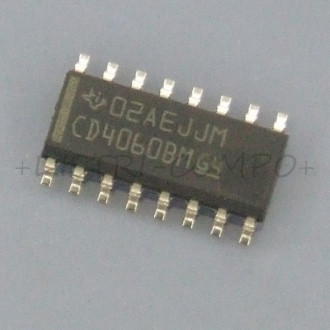 4060 - CD4060BM CMOS 14-Stage Ripple-Carry Binary Counter/Divider and Oscillator