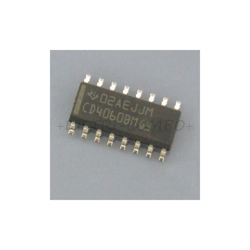 4060 - CD4060BM CMOS 14-Stage Ripple-Carry Binary Counter/Divider and Oscillator