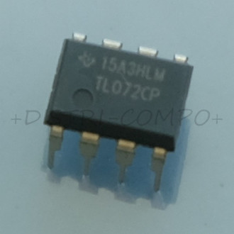 TL072CP Dual low-Noise JFET-Input Operational Amplifiers DIP-8 Texas
