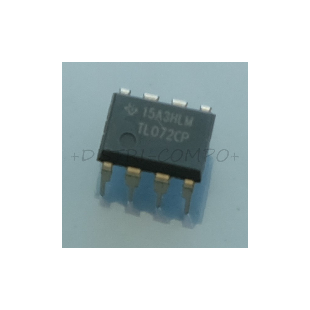 TL072CP Dual low-Noise JFET-Input Operational Amplifiers DIP-8 Texas