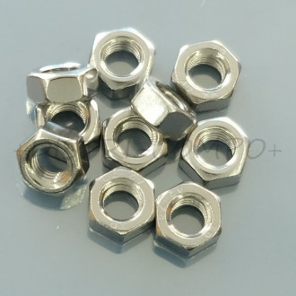 Ecrou Hexagonal M5 acier inoxydable DIN985 Reisser (lot de 10)