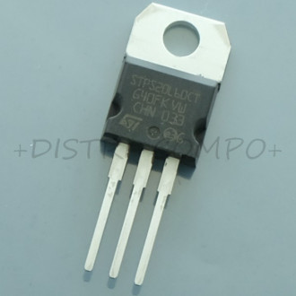 STPS20L60CT Rectifier diode Schottky 60V 20A TO-220AB STM RoHS