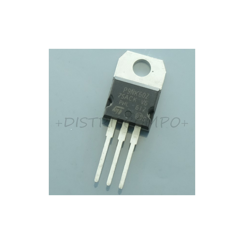 STP9NK60Z Transistor Mosfet N 600V 7A 0.85ohm TO-220 STM