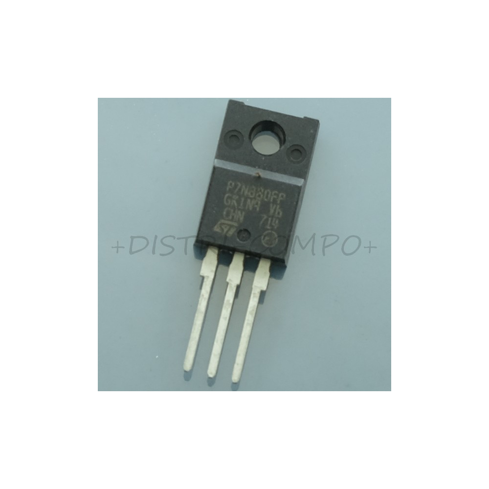 STP7NB80FP Transistor Mosfet 800V -6.5A TO-220FP STM RoHS