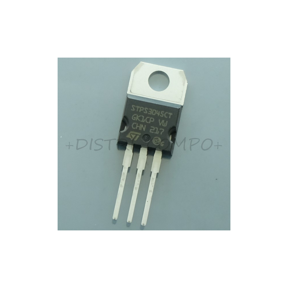 STPS3045CT Diode Schottky 45V 30A TO-220AB STM RoHS