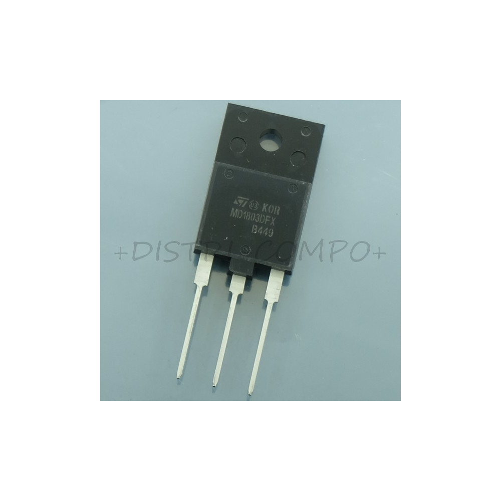 MD1803DFX Transistor NPN 1500V 10A ISOWATT-218