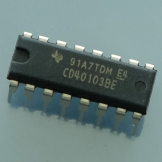 CD40103BE CMOS 8-Stage Presettable 8-Bit Binary Synchron DIP-16 Texas
