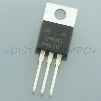 78M05 - MC78M05ACT Regulateur +5V 500mA TO-220 ONS RoHS