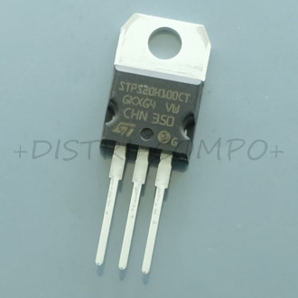 STPS20H100CT Diode Schottky 100V TO-220AB RoHS STM