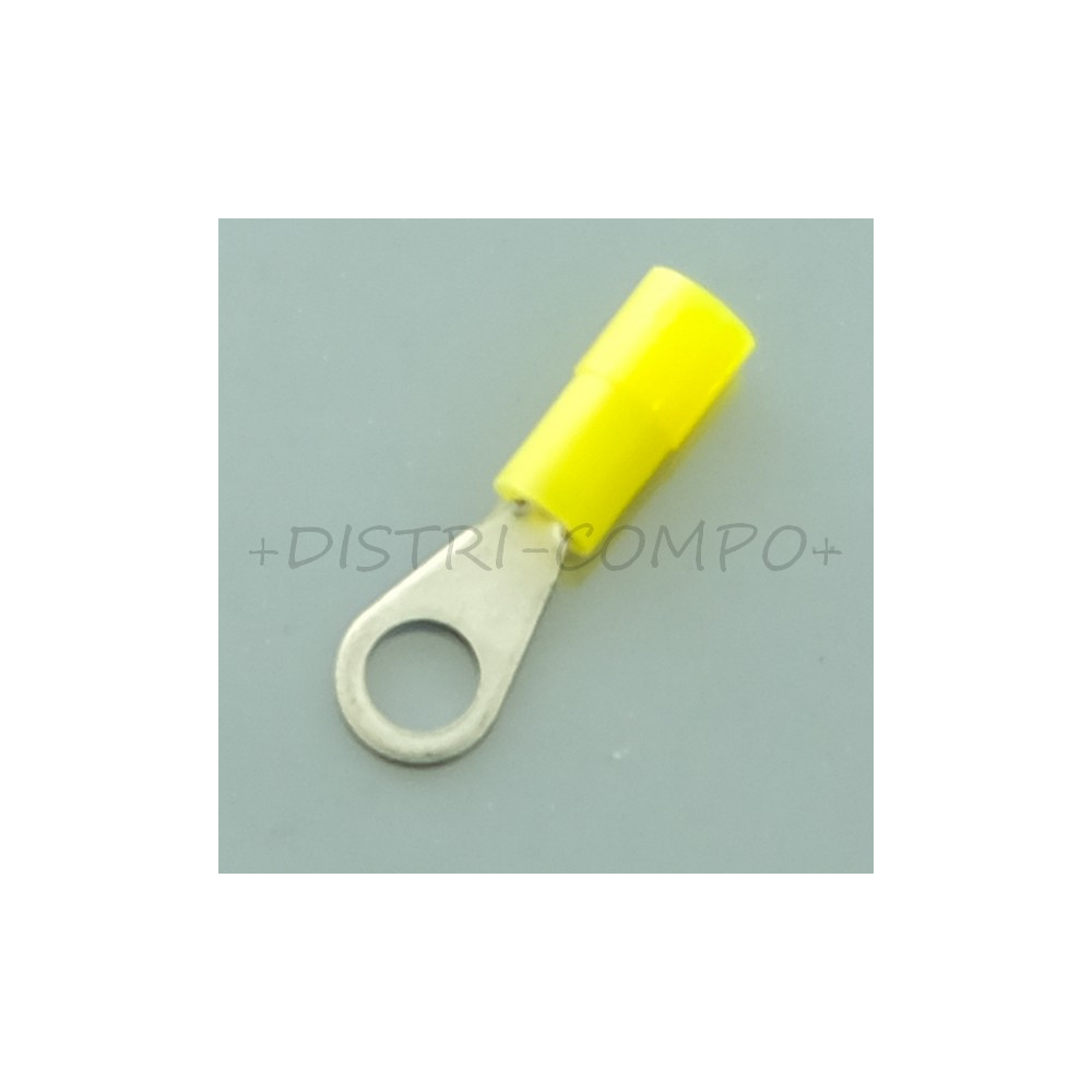 Cosse a oeillet 3.2mm a sertir 0.2mm - 0.5mm² jaune RND Connect