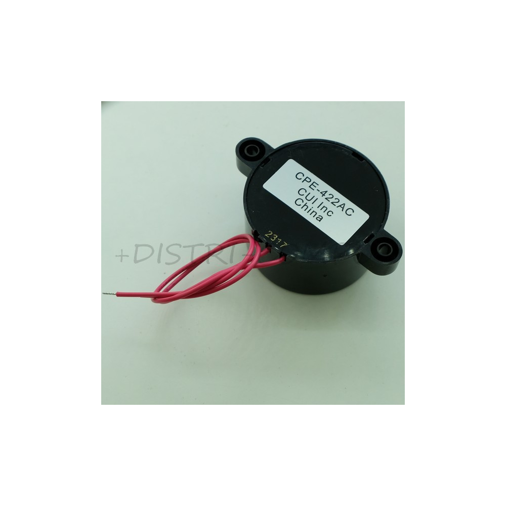 Indicateur audio Piezo 13mA 220VAC 92dB CPE-422AC Cui Devices