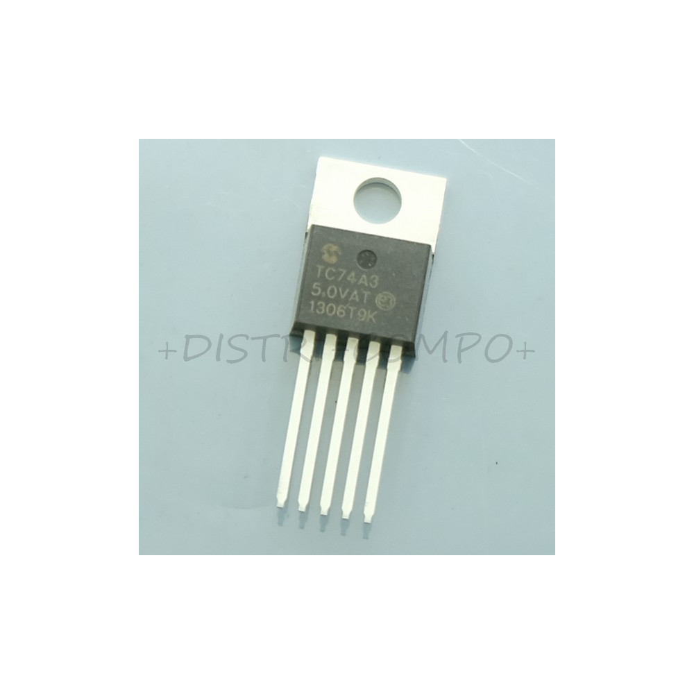 TC74A3-5.0VAT Temp Sensor Digital Serial TO-220 Microchip RoHS