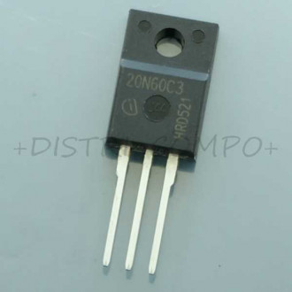 SPA20N60C3 Transistor 650V 20.7A TO-220FP CoolMOS Infineon RoHS