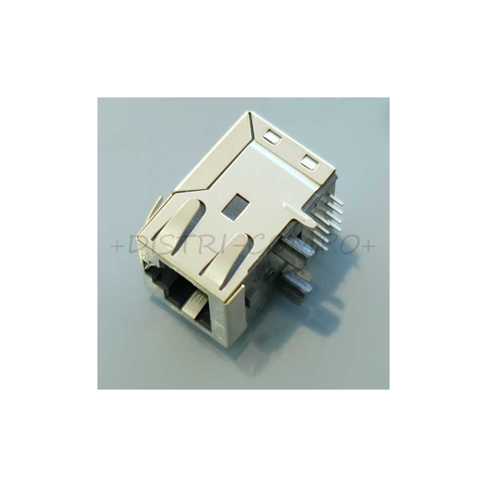 Embase RJ45 8 positions 1.27mm à souder Cat5 2301994-1 TE