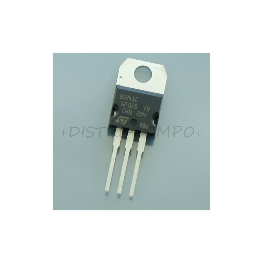 BD241C Transistor PNP BJT 100V 5A 40W STM RoHS