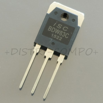 BDW83C Transistor NPN Darlington 100V 15A 150W TO-3P Inchange RoHS