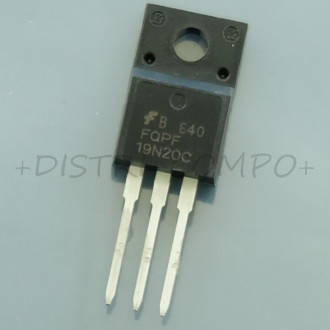 FQPF19N20C Transistor Mosfet N 200V 19A TO-220F Fairchild RoHS