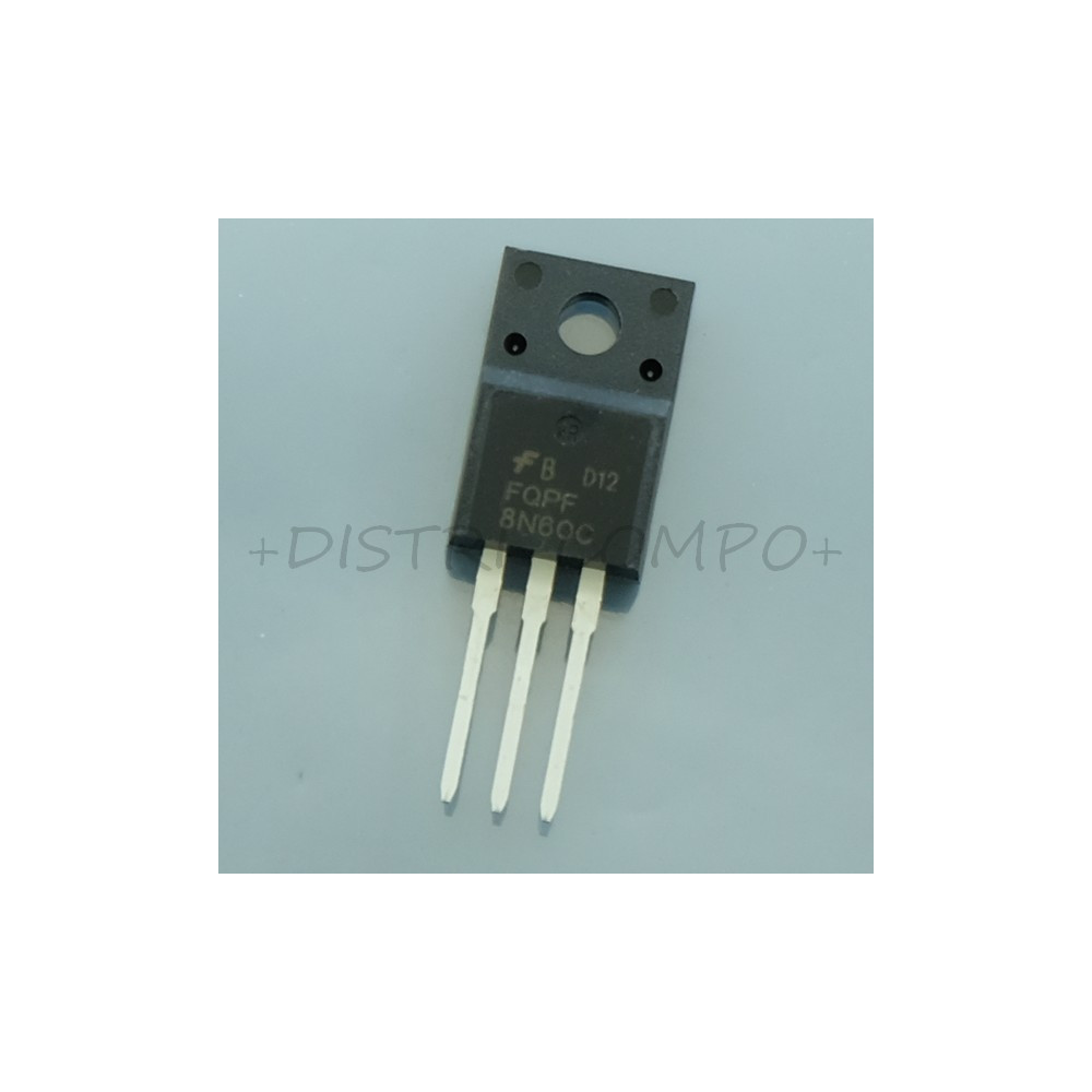 FQPF8N60C Transistor Mosfet N 600V 7.5A TO-220F Fairchild RoHS