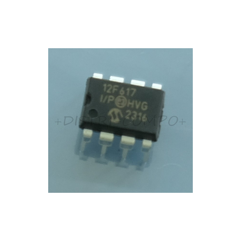 PIC12F617-I/P Microcontrolleur DIP-8 Microchip