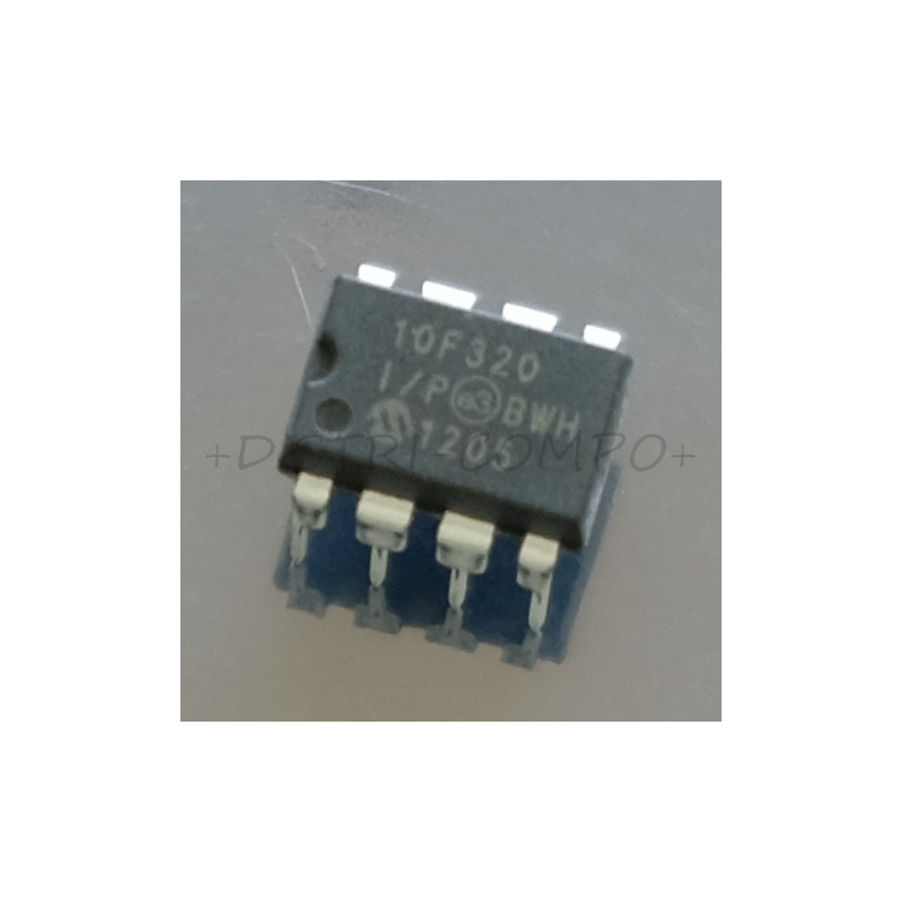 PIC10F320-I/P Microcontrolleur DIP-8 Microchip RoHS